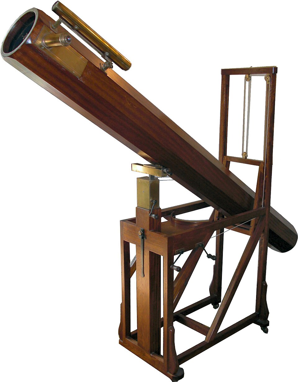 Herschels 15cm Telescope_Public Domain